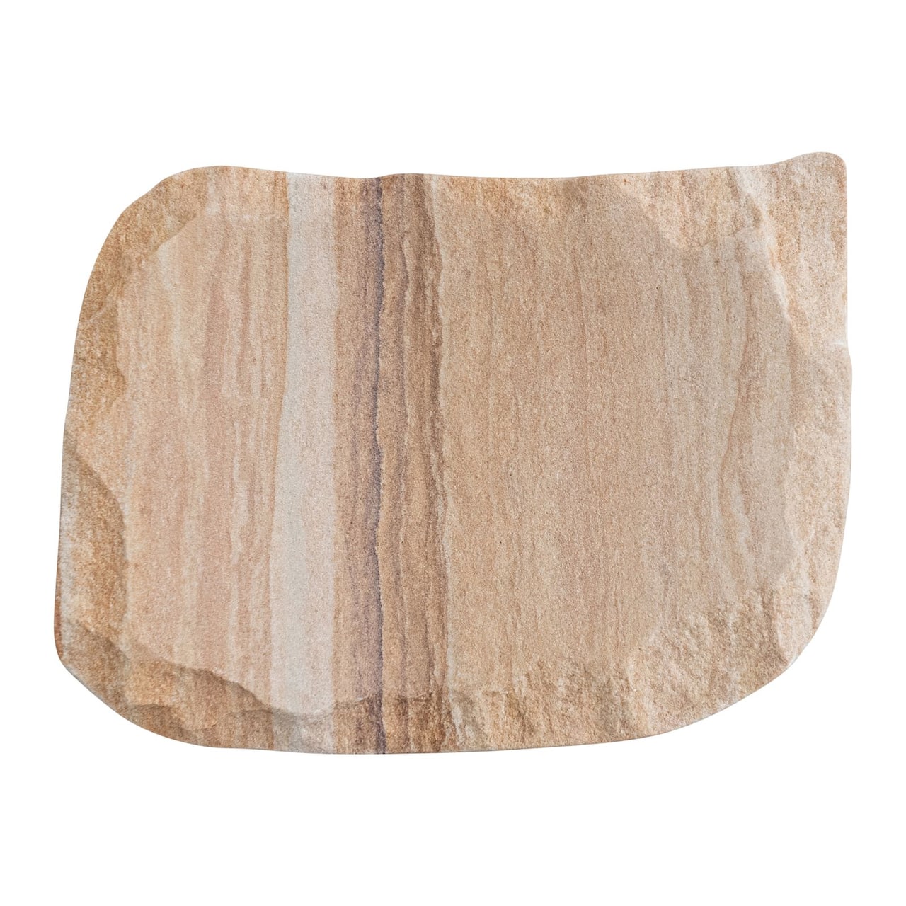 Hello Honey® Natural Rainbow Sandstone Soap Dish with Raw Edge